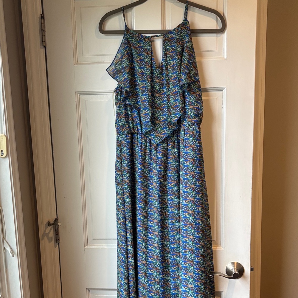 Kut from the Kloth Multicolor Patterned Maxi Dress